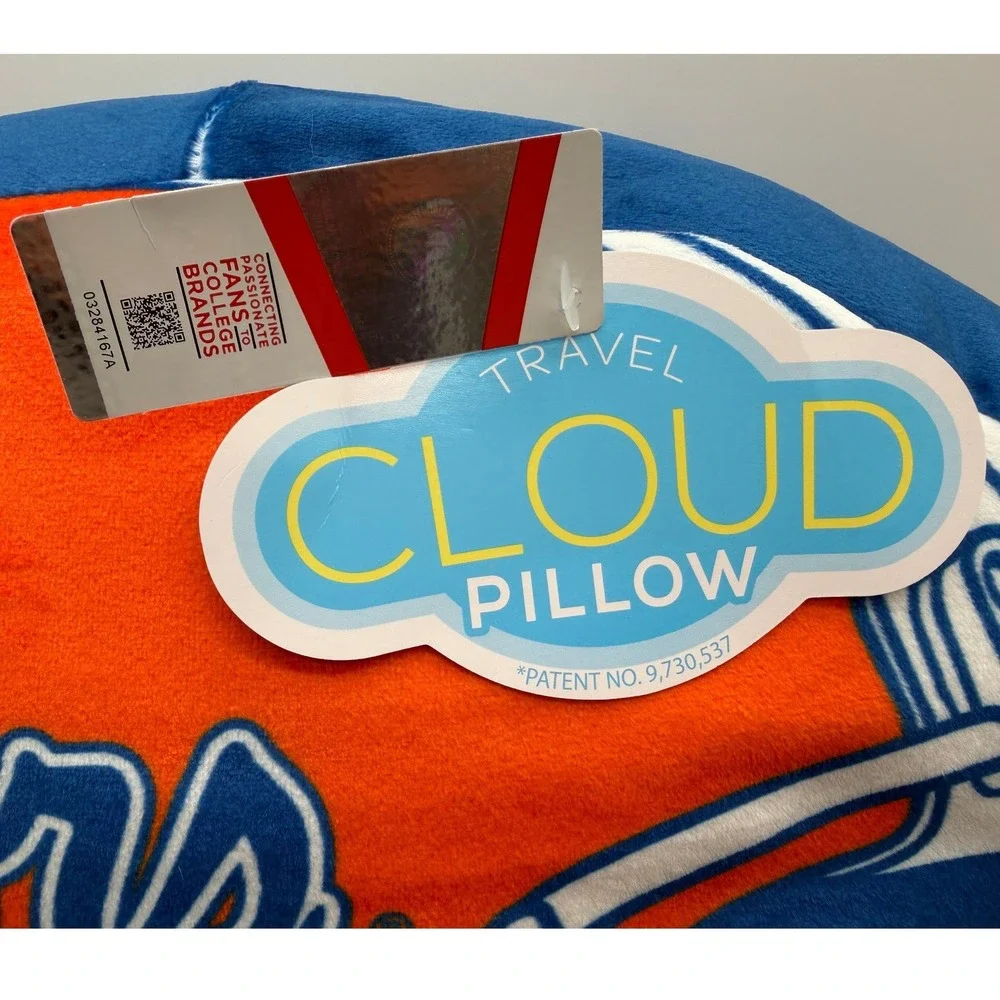Florida Gators NW Travel Cloud Pillow NCAA Football Helmet Blue Orange 2212